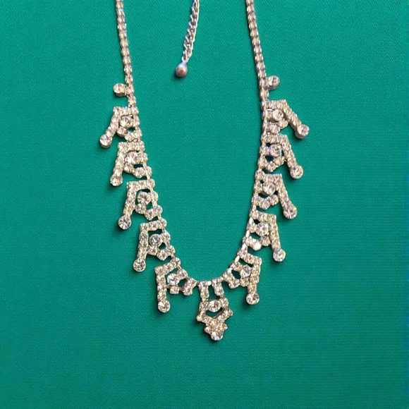 Christina Collection Rhinestone Necklace - Picture 2 of 6